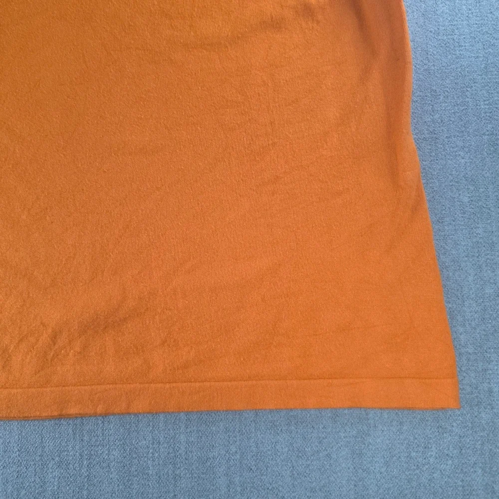 Terry‎ Lewis Knit Tank Top Women 3X Orange Rayon Blend Sleeveless Scoop Neck